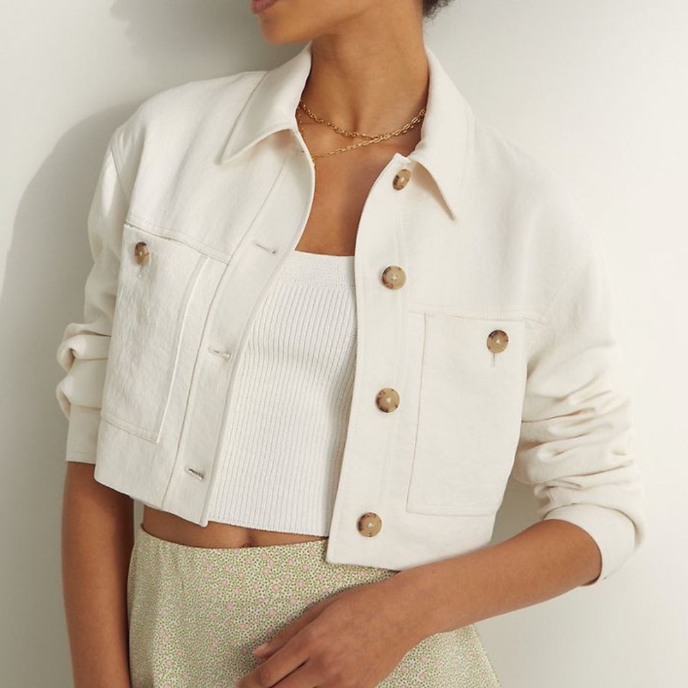 Aritzia Wilfred Little Cropped Jacket